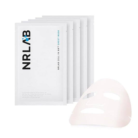 Korean Sheet Mask ??Anti Aging Face Mask with NR, Antioxidants & Hydrating Serum ??Moisturizing Face Masks Skincare Korean for Glass Skin, Radiance & Sun-Damaged Skin - 5 Mask Count