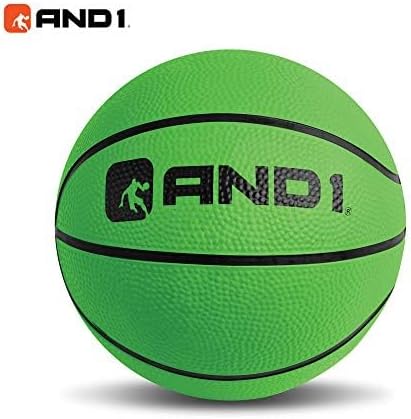 AND1 Over the Door Mini Basketball Hoop: 18x12 Shatterproof Backboard, 2 Mini Basketballs, and Hand Pump Included- Ultimate Indoor Basketball Accessory for Kids and Adults, No Tools Required