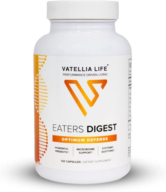 New from Eaters Digest | Prebiotic | Probiotic | Digestive Support | Gut Soothing | Healthy Gut Lining | Max Nutrient Absorption | 120 Capsules (60-Day Supply)