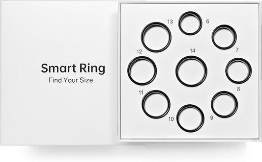 Sizing Kit ??Measure Before You Buy ??Choose from 9 Sizes (6 to 14) ??Find Your Ideal Fit for the Smart Ring ??Only Compatible Smart Ring