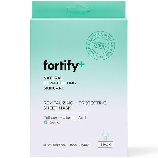 Face Mask - Hyaluronic Acid & Aloe - Dermatologist Tested, Ultra Hydrating, Anti-Aging, Pore Minimizing - 3-in-1: Detox - Treat- Boost - Clean Beauty, Korean Skin Care, 5 Sheet Masks