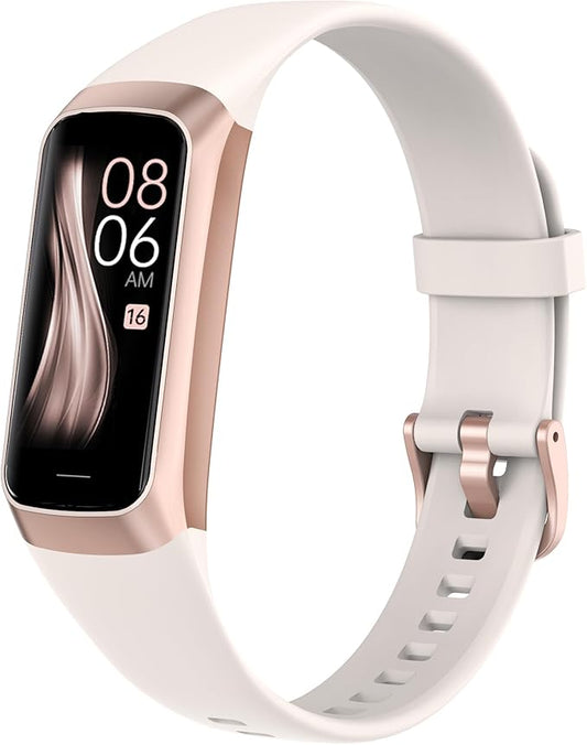 Fitness Tracker with 24/7 Heart Rate Blood Oxygen Sleep Monitor,Activity Tracker with 1.1" AMOLED Touch Color Screen, Multiple Sport Modes Step Counter,IP68 Waterproof for Women Men