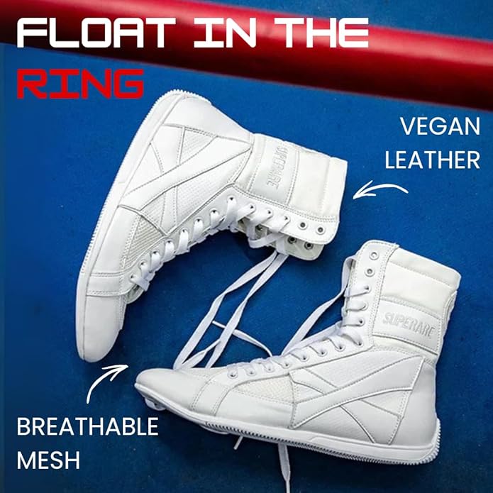 Superare Boxing Shoes ??MMA Kick Boxing Pro Fighting Boots and Training Workout Shoes for Men and Women