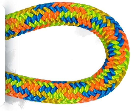 Pelican Rope Arborist Rope 11.8mm x 150Ft High-Strength 24-Strands Static Climbing Rope | 5,400 lb Strength for Tree Climbing, Pulling, Outdoors & Swing | Made in USA - Viper, Tight Spliced Eye
