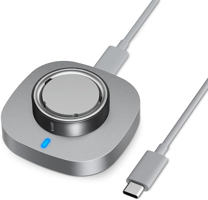 Compatible with Oura Ring Gen 4 Charger Size 13, Fast Charging Dock with USB-C Cable