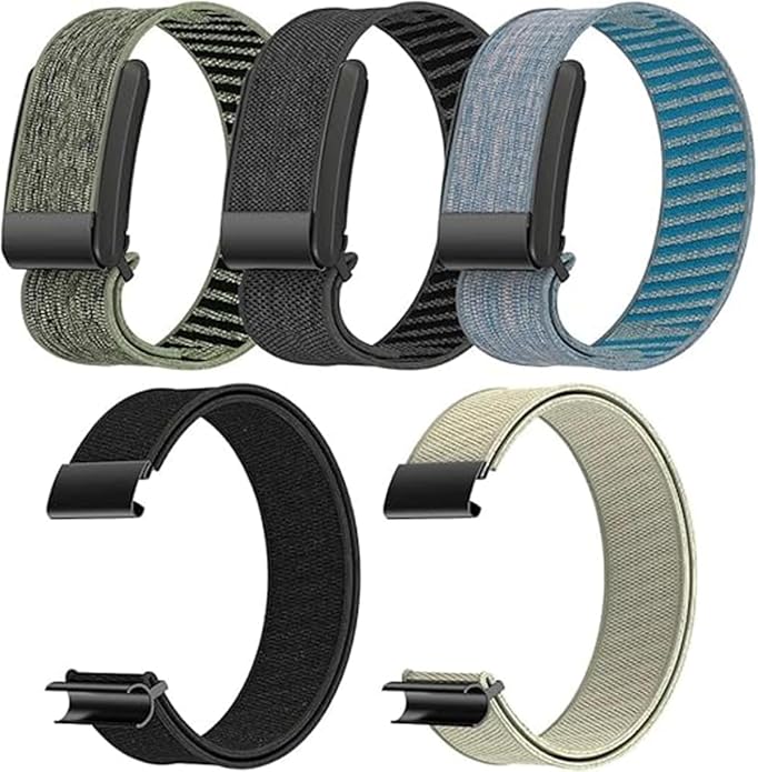 Multi Pack Sport Replacement Wristband Compatible with Whoop 4.0 Band, Breathable, Soft and Comfortable Replacement Strap | Elastic & Easy to Use