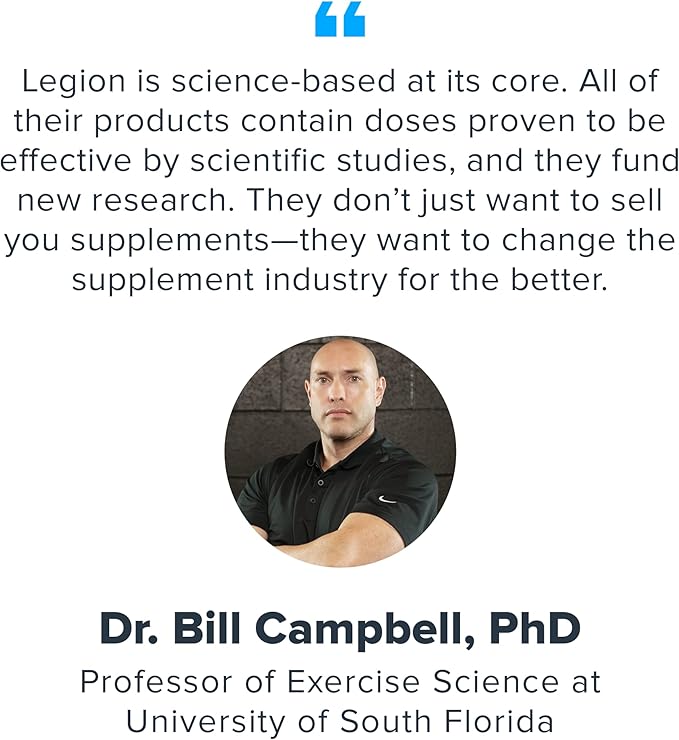 LEGION Casein Protein Powder (French Vanilla) - Slow-Release Micellar Casein Protein Powder - Non-GMO, Gluten-Free & Naturally Sweetened Powder from Grass-Fed Cows (25 Servings)