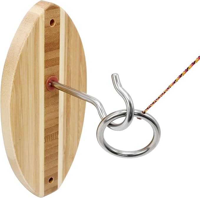 Hook and Ring Toss Game for Adults,Ring Toss Tailgating Game Set,Washer Game,Yard Games for Indoor/Outdoor Family Fun Party Game…