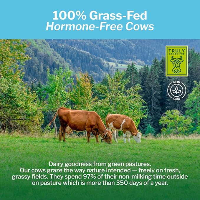 Opportuniteas Grass Fed Vanilla Whey Protein Isolate Powder - 22g Protein Powder Without Artificial Sweeteners, Hormone-Free Cows, Non GMO - 2.5lb