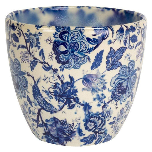 Ivyline Monza 6" Vintage Planter - Blue