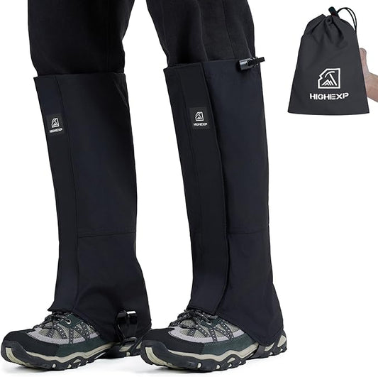 Leg Gaiters 100% Waterproof Adjustable Shoe Snow Boot Guard Gators for Hiking Shoe Cover Hunting Snowshoeing Climbing Walking for Women Men