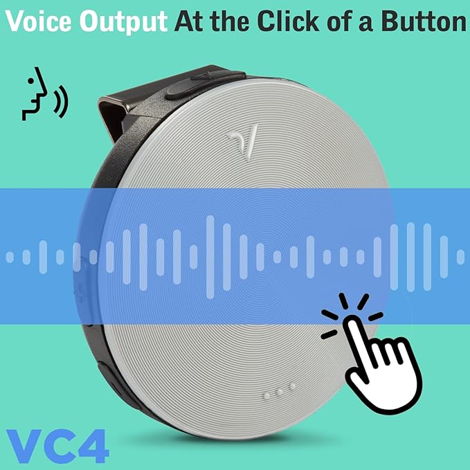Voice Caddie VC4 Golf GPS Range Finder with Voice Output of Distance, Auto Slope, and Active Green Info on 40,000+ Courses - 8 Hours of Battery Life