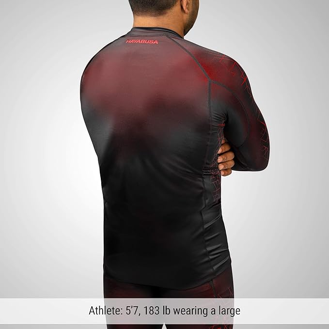 Hayabusa Geo Long Sleeve Jiu Jitsu Rashguard