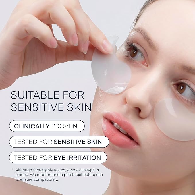 Terez & Honor Under Eye Patches - 180 Pcs Korean Self Care Hydrogel Eye Masks for Puffy Eyes, Dark Circles, Fine Lines, Wrinkles & Undereye Bags - Radiant Eyes Trio with Caffeine, Collagen & Vitamin C