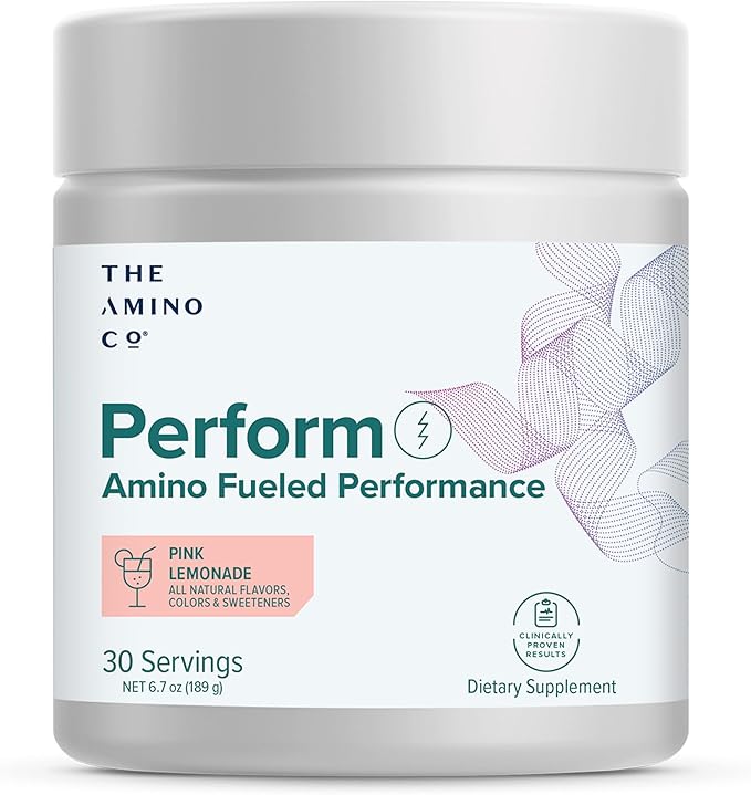 ??Perform Pre-Workout Powder with EAAs, Stevia-Sweetened Energy Support for Men & Women ??Pink Lemonade (6.7 oz)