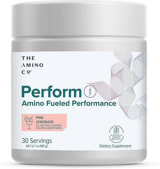 ??Perform Pre-Workout Powder with EAAs, Stevia-Sweetened Energy Support for Men & Women ??Pink Lemonade (6.7 oz)