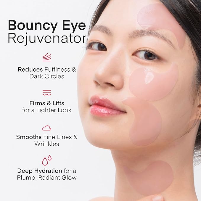 Terez & Honor Under Eye Patches - 180 Pcs Korean Self Care Hydrogel Eye Masks for Puffy Eyes, Dark Circles, Fine Lines, Wrinkles & Undereye Bags - Radiant Eyes Trio with Caffeine, Collagen & Vitamin C