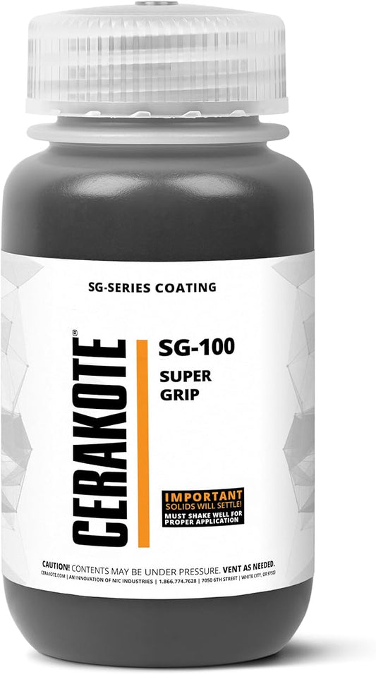 CERAKOTE® (AIR Cure Super Grip - The Permanent Non-Slip Coating for Marine, Sports, Outdoor/Indoor, + Other Industry, Applications - Tactile Soft Touch Texture!
