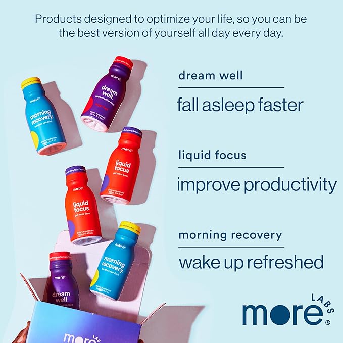 Morning Recovery, Electrolyte with Energy, Milk Thistle Drink Proprietary Formulation to Hydrate While Drinking, Highly Soluble Liquid DHM, Non GMO, Vegan, Gluten-Free, Berry, Pack of 12