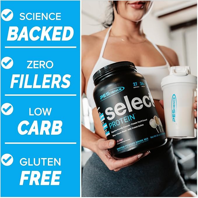 PEScience Select Protein Powder, Whey and Casein Blend, Clean Protein Powder for Women and Men, Low Calorie, Low Carb, Keto Friendly, Gluten Free - Chocolate Peanut Butter Cup - 5 Servings