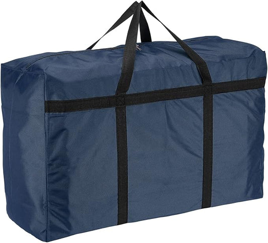 Extra Large Duffle Bag, 39 x 23 x 11 in Travel Big Duffle Bag with Zipper Handle Storage Foldable Waterproof Lightweight Bag for Women Men Travel Moving Camping (Dark Blue)