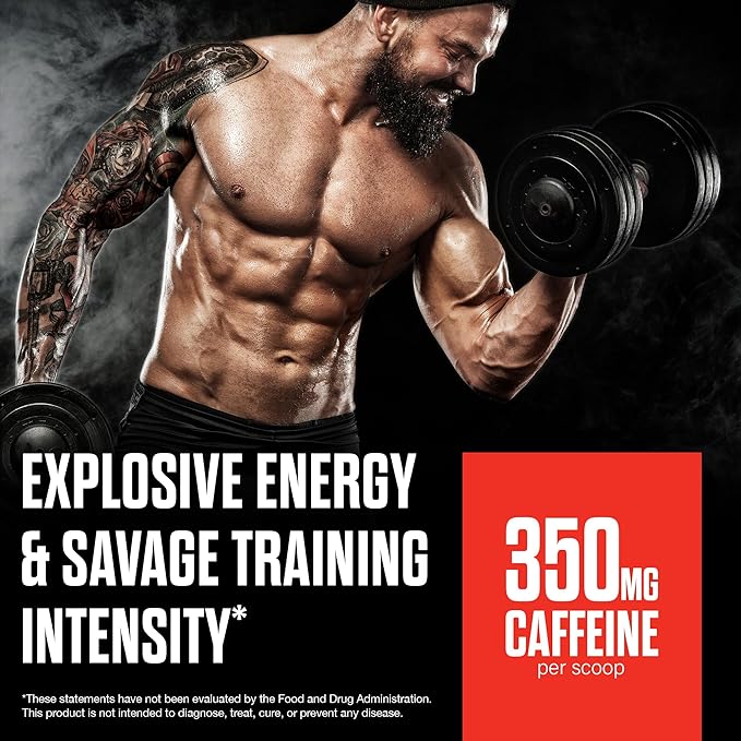 JNX SPORTS The Shadow! 350mg of Caffeine Hard Core Preworkout - Sour Candy 30 Servings | Electric Energy, Mental Focus & Superhuman Strength for Men & Women