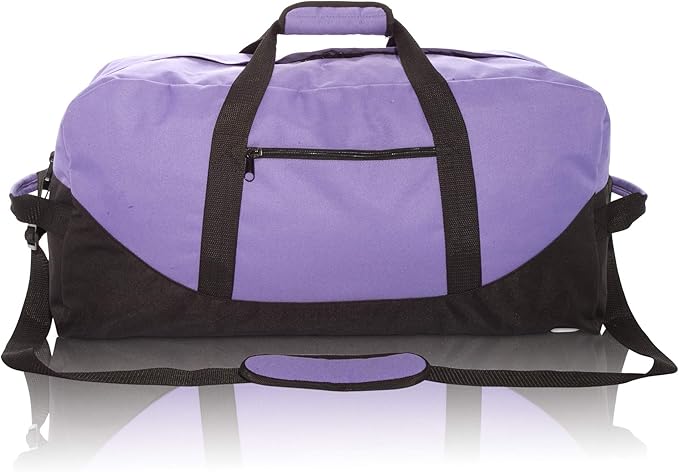 DALIX 25" Big Adventure Large Gym Sports Duffle Bag (Black Grey Navy Blue Red Camo)