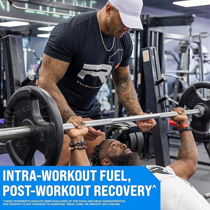 Rule 1 Active BCAA - Performance, Hydration, and Recovery Support with 5g BCAAs + Electrolytes, L-Glutamine, and Citrulline (30 Servings, Blue Raspberry)