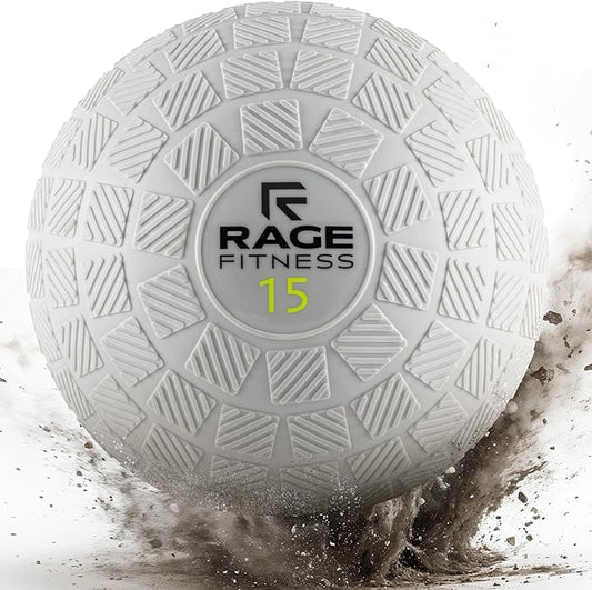 Slam Ball,10, 15, 20lb Medicine Balls, Tread Texture For Firm Grip, Full Body Workout Dynamic Weighted Balls for Exercise, Smash Balls for Strength, Conditioning, Cardio and Core Workouts