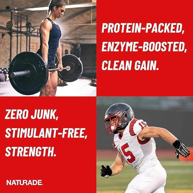 Naturade Weight Gain Instant Nutrition Drink Mix, Vanilla ,20.3 Ounce