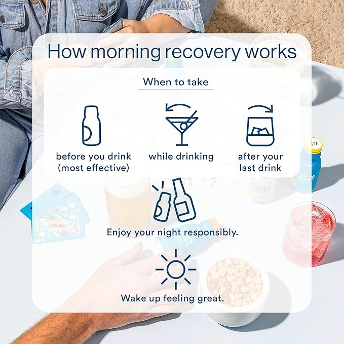 Morning Recovery Electrolyte, Milk Thistle Drink Proprietary Formulation to Hydrate While Drinking, Highly Soluble Liquid DHM, Non GMO, Vegan, Gluten-Free, Orange Mango, Pack of 24