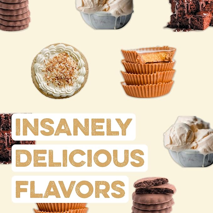 Clean Simple Eats Whey Protein Powder, Variety Pack, Naturally Sweetened Flavors, 100% Grass Fed Protein Powder with Digestive Enzymes & No Artificial Ingredients, Gluten Free, 10 Single Serve Packs
