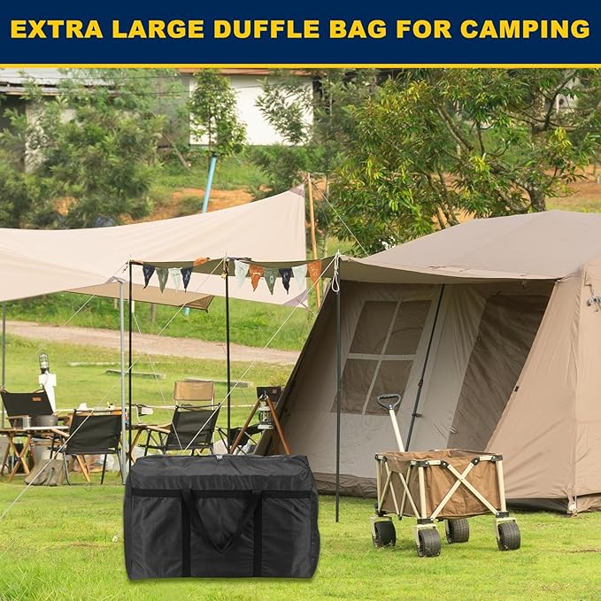 Extra Large Duffle Bag, 39 x 23 x 11 in Travel Big Duffle Bag with Zipper Handle Storage Foldable Waterproof Lightweight Bag for Women Men Travel Moving Camping (Red)