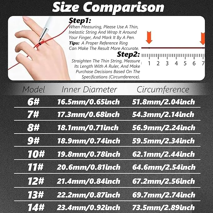 Smart Health Ring for Women Men Fitness Tracker with Heart Rate, Blood Oxygen, Blood Pressure, Sleep Monitoring, Step Counting, IP68 Waterproof for iPhone and Android, No APP Fee, Black 8#