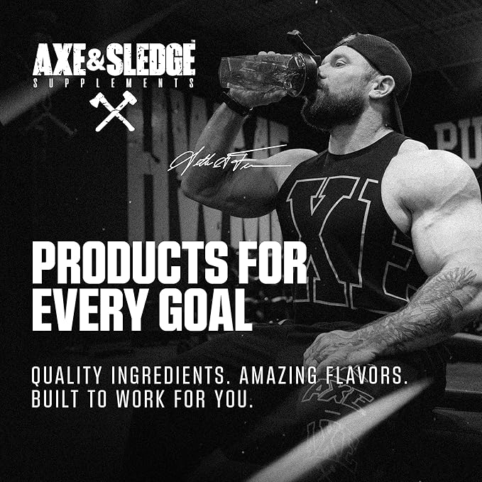 Axe & Sledge Farm Fed 100% Whey Protein Isolate | 25g Protein | Low Carb, Low Sugar, Gluten Free | Protein Powder for Men and Women | Keto | Made in The USA | 28 Servings, Peanut Butter N' Honey