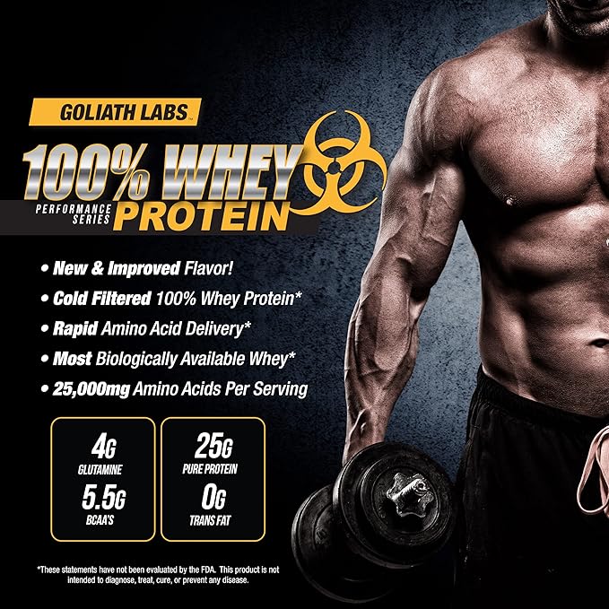 Goliath Labs 100% Whey Protein Powder 10 lb (Chocolate)