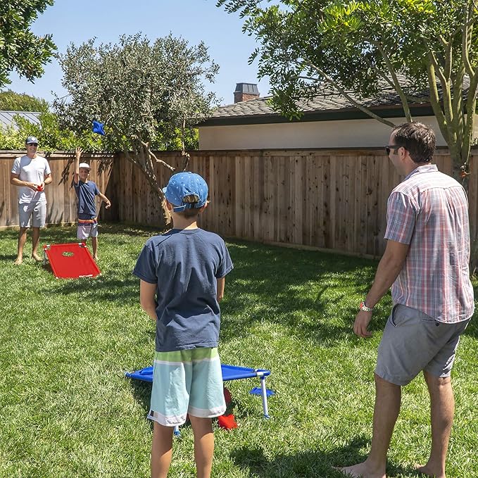 GoSports Portable Cornhole Game Sets – Premium Outdoor Lawn or Beach Toss Game for Kids and Adults
